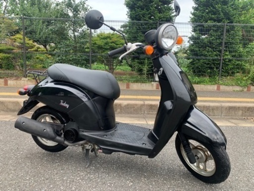 商談中　⭐トゥデイ黒色⭐️シート新品、センターライトバルブ新品、バッテリー充電済み、オイル交換ずみ、HONDA、原付