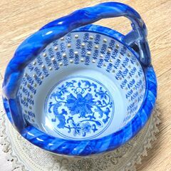 【取引交渉中】陶器　果物入れ　差し上げますの画像