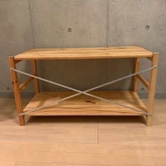 無印良品パイン材テレビ台の画像