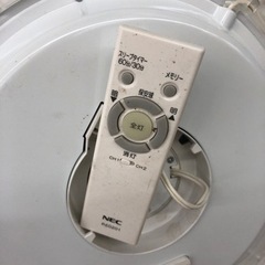 NEC LED シーリングライト　リモコン付きの画像