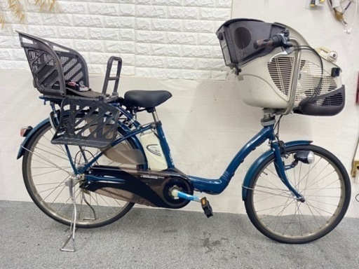 格安　3人乗り電動自転車　パナソニック製　子供シート付き　8ahバッテリー