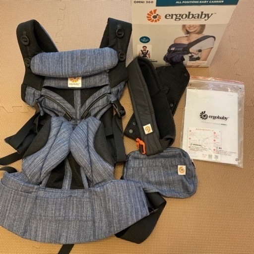 美品 ♪ エルゴベビー オムニ 360 クールエア　最上級モデル　ベビーキャリア エルゴベビーキャリア