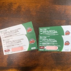 【決まりました】楽天イーグルス　ペア観戦チケット　２セット