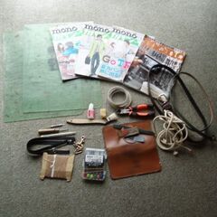 ワールドモノシリーズ 4冊　レザークラフト工具　など