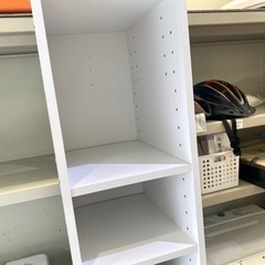ニトリ スリム カラーボックス 8段 収納棚 本棚 幅 30 中古 家具の画像