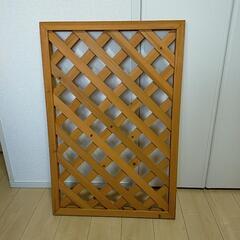 【決まりました】木製ラティス