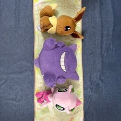 【中古】ポケモン　ぬいぐるみ　3点
