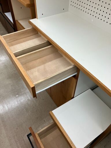 ?値下げ致しました?☺アルダー材使用☺100幅 レンジボード 今村家具工芸 キッチンボード カップボード 食器棚