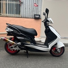 シグナスX2型カスタム‼️セル一発✨マフラー✨フェンダーレス✨全国陸送✨の画像