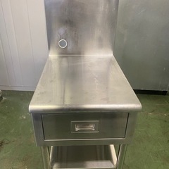 ステンレス　引出し付きコンロ台