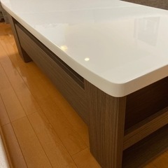 ニトリ　センターテーブル　引き出し収納/マガジンラックの画像