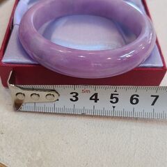 瑪瑙　紫　ブレスレット　新品未使用の画像