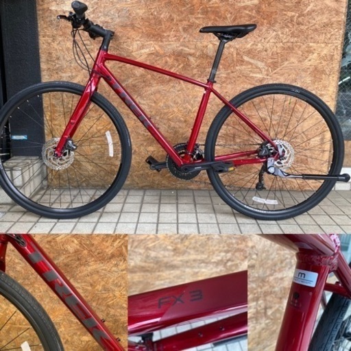 TREK トレック FX3 Msize レッド2020 油圧ディスクブレーキクロスバイク