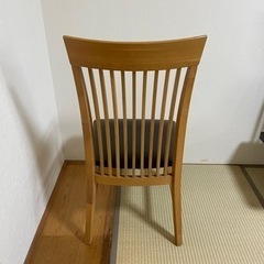 関家具のイス6脚セット！ダイニング用の椅子！大川家具の画像