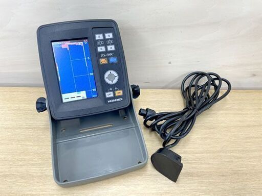 HONDEX 魚群探知機 PS-500C ケーブル付き ホンデックス 魚探 通電のみ確認済み 札幌市手稲区