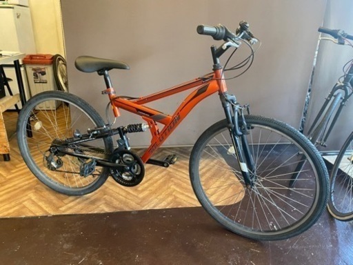 【前後サスペンション】26インチ　マウンテンバイク