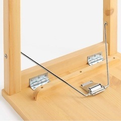 無印良品 パイン材テーブル・折りたたみ式 幅80×奥行50×高さ70cm  デスクの画像