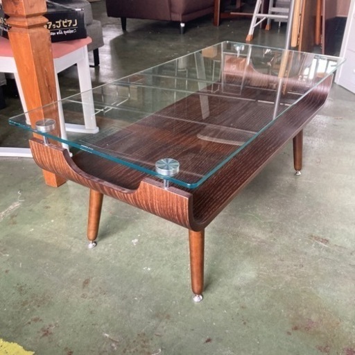 ● センターテーブル、ガラス天板、新品価格2万9900円、ニトリ、ノルディック、幅960ミリ