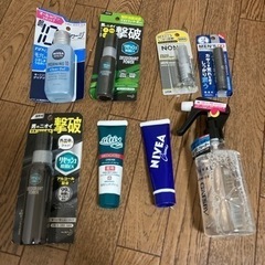 新品未使用メンズスキンケアリップ化粧水ヘアーグッズなどセット