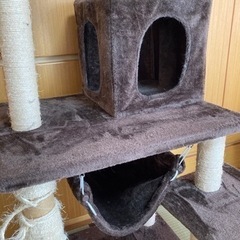 ハピネコ キャットタワー 0円 処分品 譲渡先決定の画像