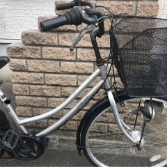 26インチ自転車ジャンク品0円の画像