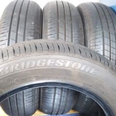 夏4本 軽乗用車 14インチ BS ブリヂストン 155/65R14 日本製【富山 手渡しもOK】EP150 エコピア BS 155/65R/14 中古 155-65-14 N-BOX ワゴンR タント ムーブ EK　