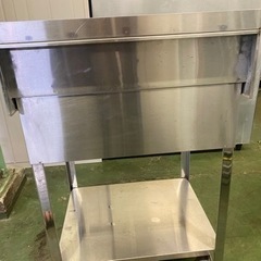 引出し付き作業台 バックカード 置き台付き