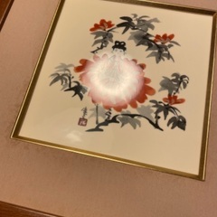 杉本健吉作　陶額額皿の画像