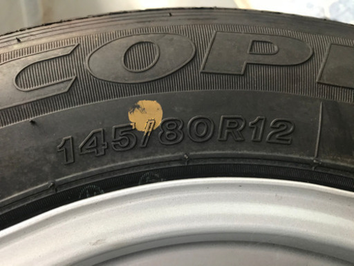 軽バン新品タイヤ　ホイール付き