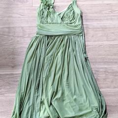 【決まりました】緑のパーティードレス　結婚式にも