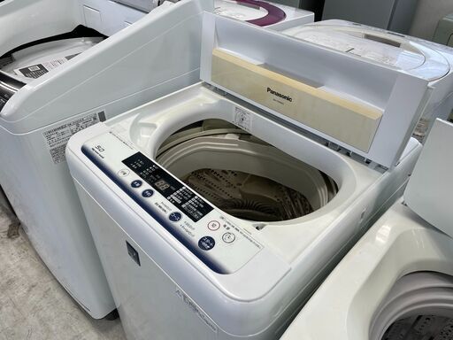 洗濯機の分解クリーニング行っています！配送設置込み　パナソニック5.0K洗濯機　2016年製　分解クリーニング済み！！