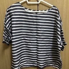 Global workボーダーカットソーL