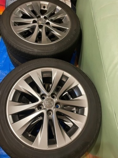 20系ヴェルファイア純正ホイール　4本タイヤセット