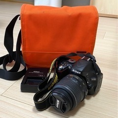 引き渡し済み】Nikon D5100 本体/18-55mmVR標準レンズ/カメラバッグ/SD