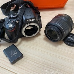 おべたろう♥ Nikon D5100 ♥【訳アリでお買い得】 引き渡し済み】Nikon D5100 本体/18-55mmVR標準レンズ/カメラバッグ/SD