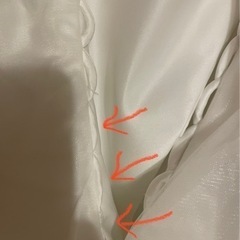 ウェディングドレス　不良箇所有　新品の画像