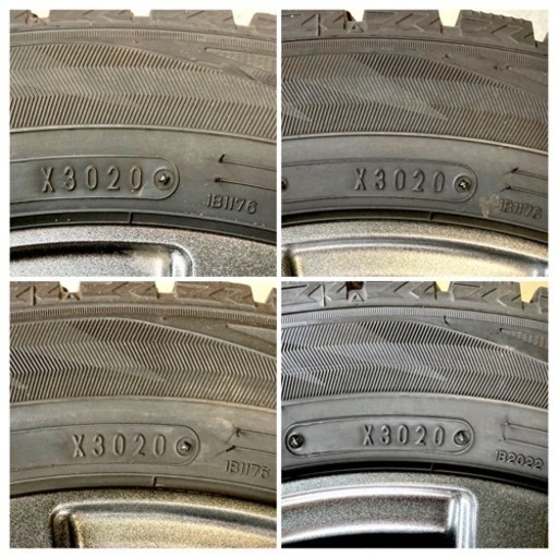 165/65R14 スタッドレス 冬タイヤ ホイール付き ソリオ・ハスラー等