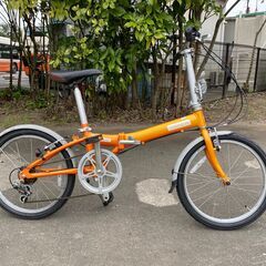 軽量折りたたみ自転車 DAHON Metro D6 20インチ 外装6段変速 オレンジ
