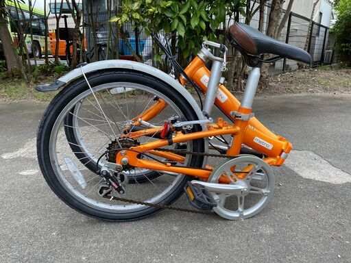 軽量折りたたみ自転車 DAHON Metro D6 20インチ 外装6段変速 オレンジ