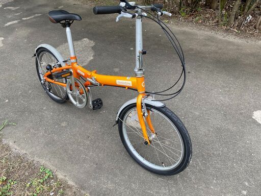 軽量折りたたみ自転車 DAHON Metro D6 20インチ 外装6段変速 オレンジ