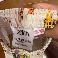 ZARA 水着　男の子　92 海水パンツ　ザラベビーの画像