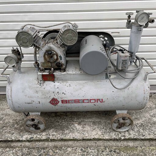 お取引中　日立 ベビコン エアーコンプレッサー　BU-７T　0.75kw 60Hz 100V