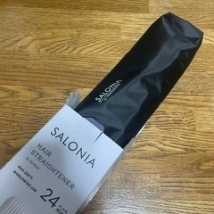 サロニアストレートアイロンホワイト24mmの画像