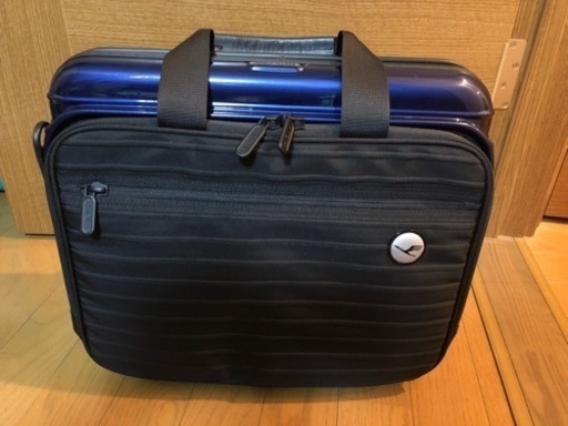 ほぼ未使用 美品 希少 リモワ 限定 RIMOWAルフトハンザ ボレロ 16Lブルー ■美品■ 2WAY ビジネスバッグ