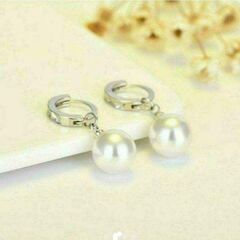 ⑤16-2大粒パールアーチピアス      202208070059の画像