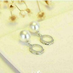 ⑤16-2大粒パールアーチピアス      202208070059の画像