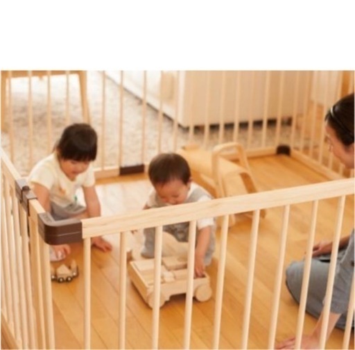 farskaファルスカ扉付き♡ジョイントプレイペン6枚ベビーサークル　ドア付き