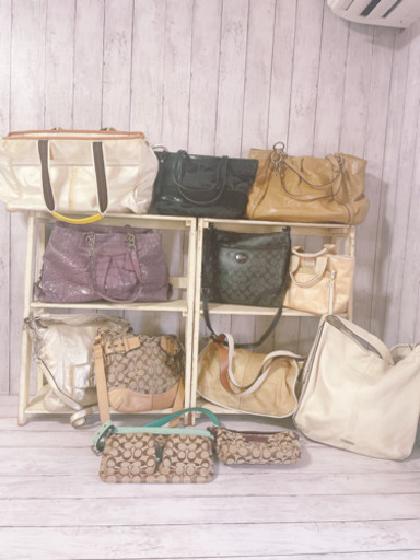 正規　12点　COACH コーチ　シグネチャー　ショルダー　トート　まとめ　大量