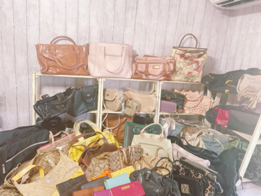 50点　ブランド　バッグ　まとめ　大量　コーチ　ヴァレンティノ　ジルスチュアート