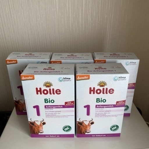holleホレ オーガニック粉ミルク 赤ちゃん 無添加5箱 オンライン Holle